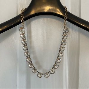 J Crew Factory Rhinestone Statement Necklace